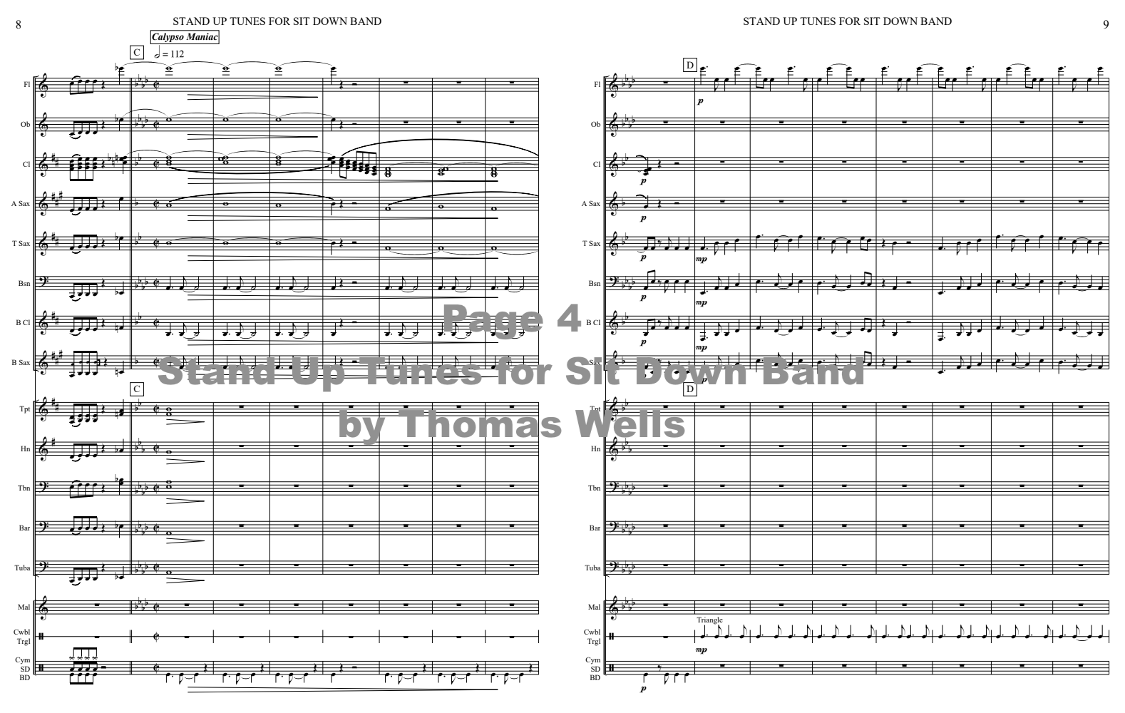 Stand Up Tunes for Sit Down Band - Thomas Wells Music - Image 5