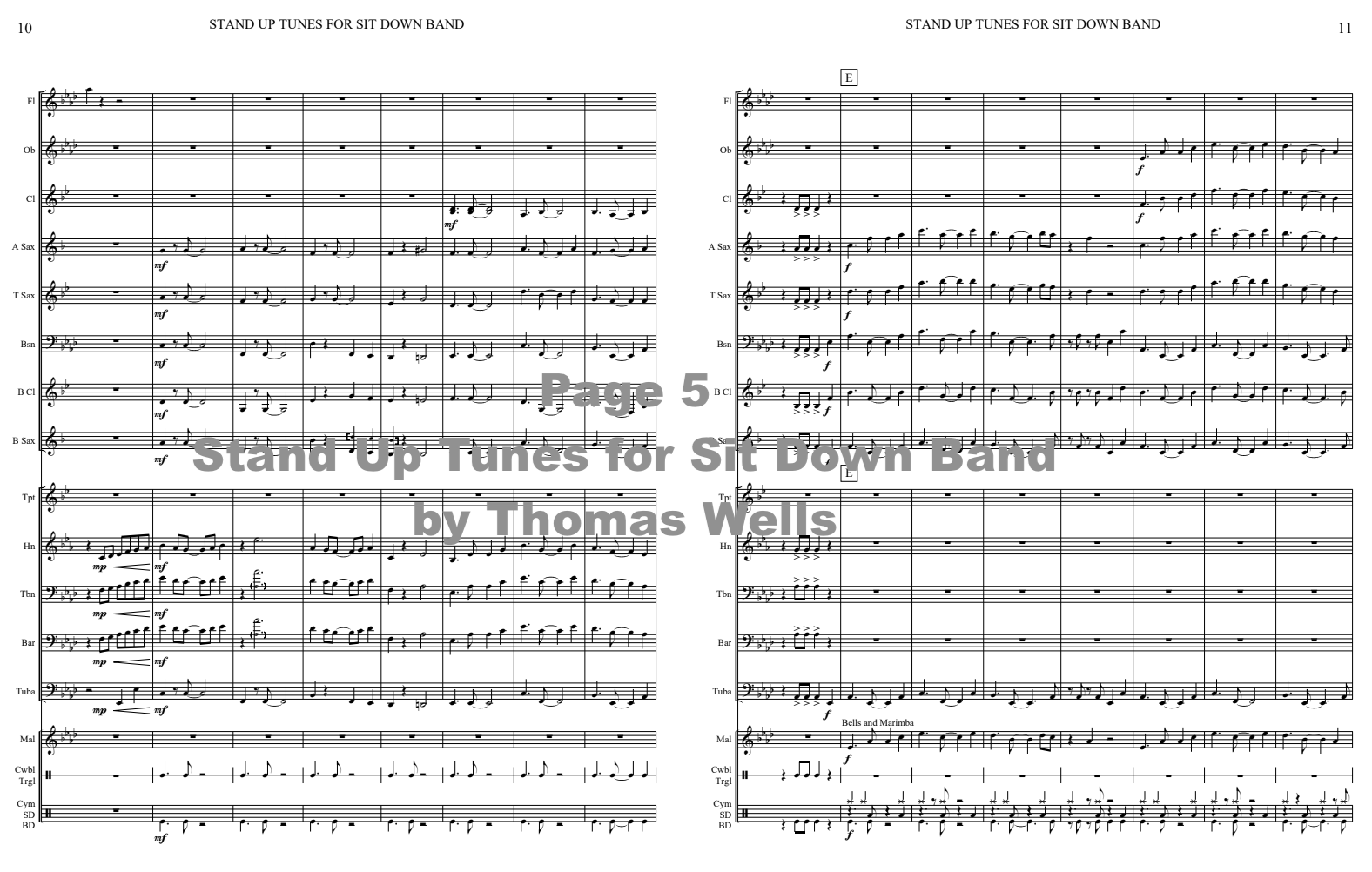 Stand Up Tunes for Sit Down Band - Thomas Wells Music - Image 6