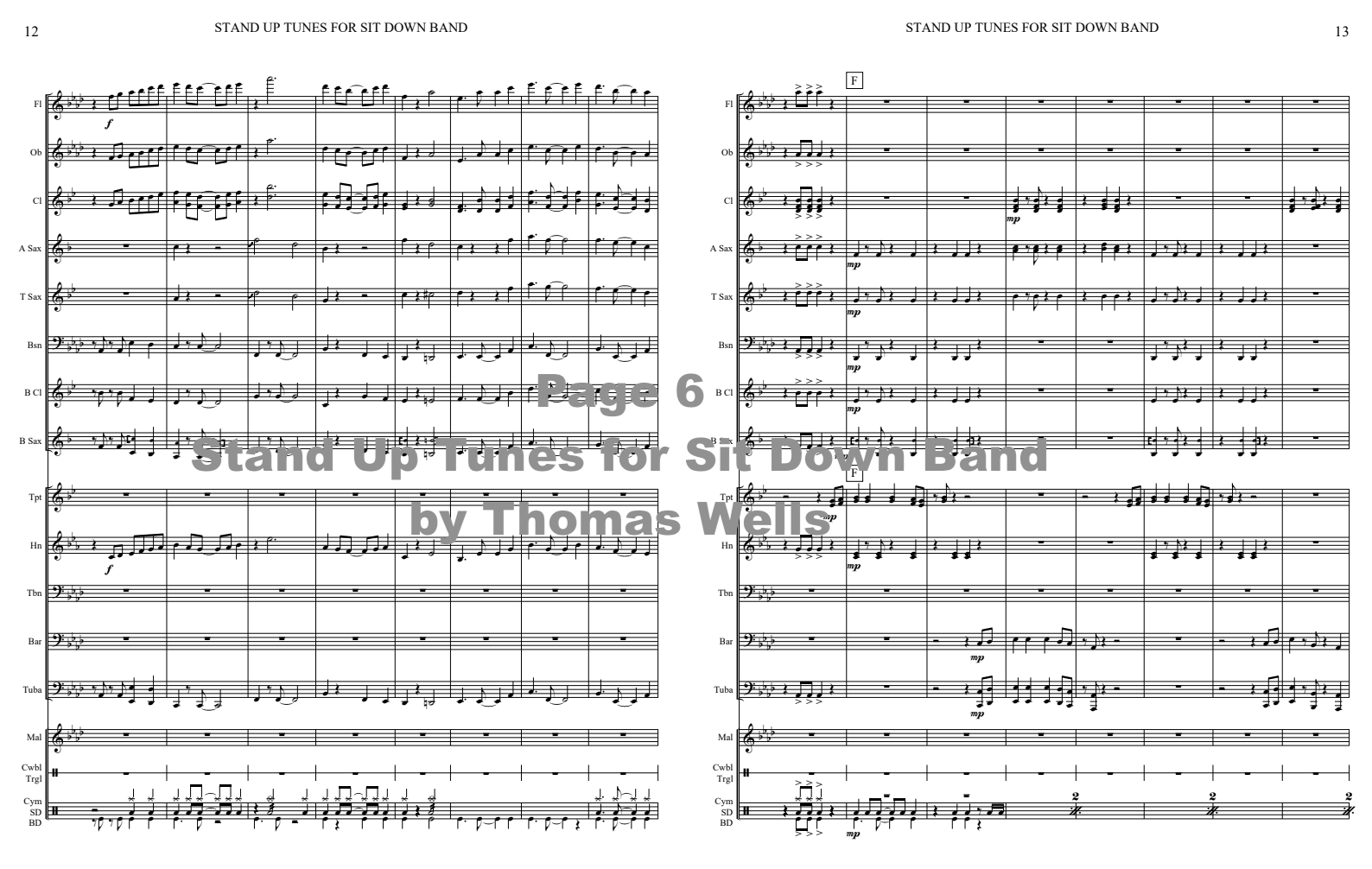 Stand Up Tunes for Sit Down Band - Thomas Wells Music - Image 7