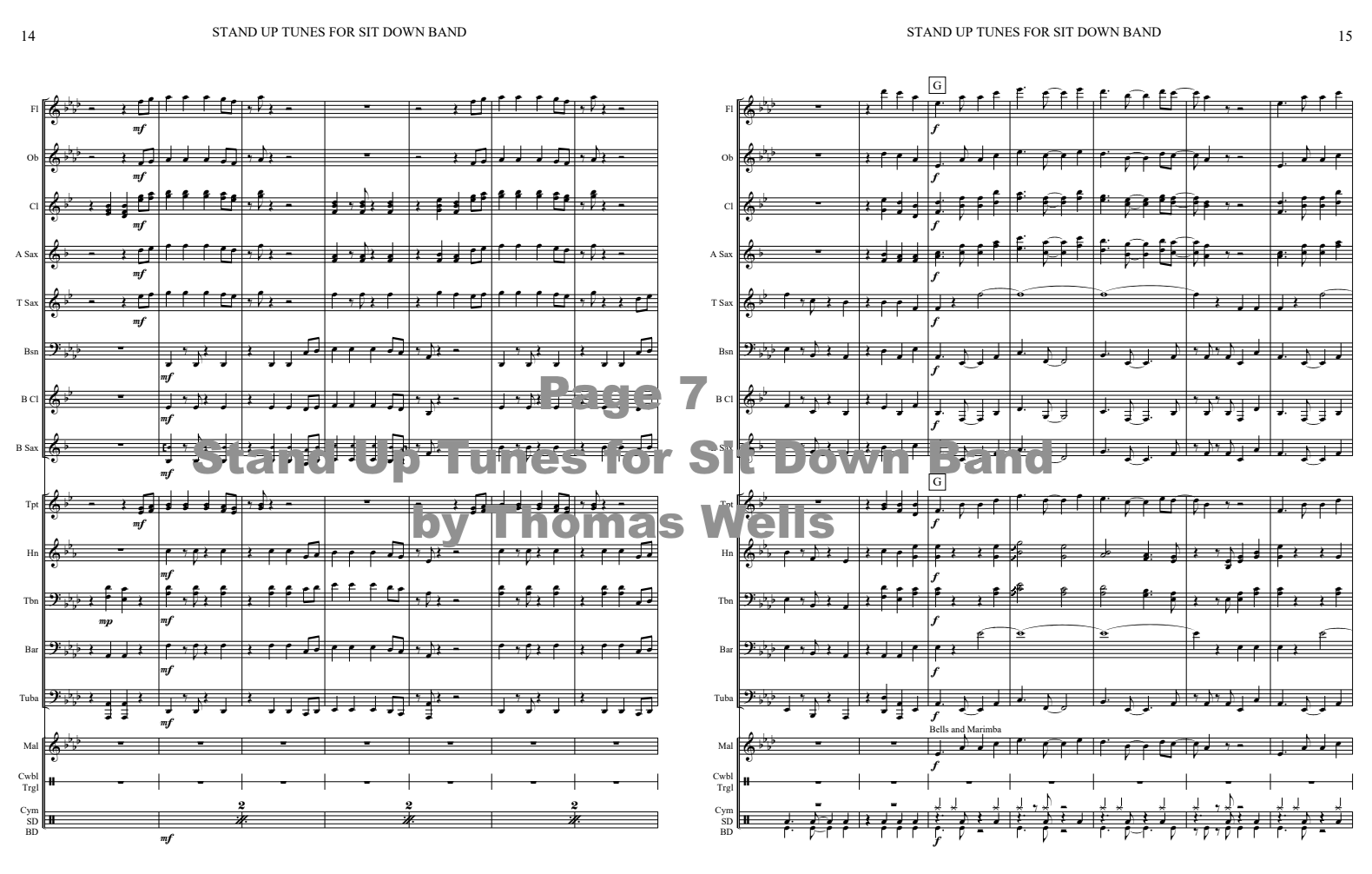 Stand Up Tunes for Sit Down Band - Thomas Wells Music - Image 8