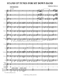 Stand Up Tunes for a Sit Down Band-Thomas Wells Music